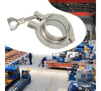 51mm 2" OD Sanitary Pipe Weld Ferrule Set with Tri Clamp and PTFE Gasket for Dairy, Brewery, Food Processing Equipment