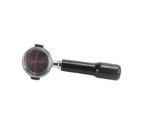51MM 304 Stainless Steel Coffee Bottomless Portafilter,Compatible for Delonghi, ECP33.21 ECP35.31 Filter Replacement Filtro De Cafe Anti-Slip(51mm 2 Nais Plastic)