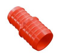 51mm > 38mm Plastic Hose Straight Fitting Reducer Pipe Reducing Adapter Red