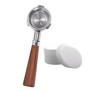 51MM 58MM 3 Ears Bottomless Portafilter，Compatible for HiBREW，H10A/H10B/H7A/H10Plus/H13 Espresso Machine(H10B,51mm)