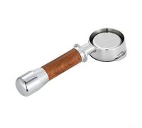 51MM 58MM Bottomless Portafilter, For E61 Espresso Machines, Stainless Steel Filter Basket With Wooden Handle, For Rancilio, For Sanremo, BAE01(58MM For E61)