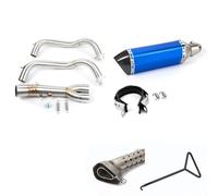 51mm / 60mm Full System Motorcycle Front Link Exhaust Pipe Muffler For Yamaha MT-07 FZ-07 2014-2021 XSR 700 For Tracer(1 Set-Type-A3)