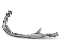 51mm / 60mm Full Systems Motorcycle Exhaust Silencer Modify Front Link Pipe Fits 51mm Muffler For Yamaha R7 YZF 2021-2023