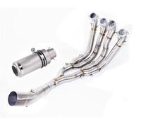 51mm / 60mm Motorcycle Exhaust Pipe Muffler Full Systems Modified Front Link For S1000RR 2010-2018 S1000R 2015-2018(Type B)