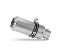 51MM/60mm Motorcycle Exhaust Tail Escape Muffler For GSXR150 Motorcycle Muffler Exhaust(C silver 60mm)