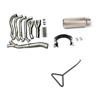 51mm / 60mm Slip-On Full System Exhaust Pipe Motorcycle Header Front Link 60mm For S1000RR S1000R 2010-2018(1 Set-Type-1)