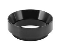 51mm Aluminum Alloy Coffee Powder Dosing Ring with Strong Magnetic Anti Flying Powder Universal Dosing Funnel for Home Coffee Shop Portafilter Accessories (Black)