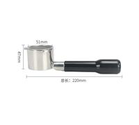51mm Bottomless Portafilter 3 Ears,Compatible for De'Longhi,La Specialista EC9335 9155 9355 9665,Coffee Espresso Machine Filter Basket Handle(EC9335 ABS Handle)