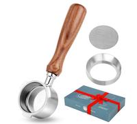 51mm Bottomless Portafilter Gift Box for De'Longhi Dedica EC685, 3-Ear Naked Espresso Handle Set Compatible with Casabrews CM5418 3700Pro Includes Filter Basket, Puck Screen & Elegant for Home Barist