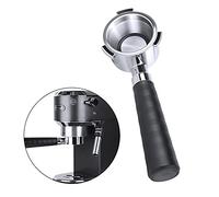 51mm Coffee Bottomless Filter, Reusable Coffee Filter Holder, Stainless Steel Portafilter Professional Espresso Machine Handle Tools for Delonghi Espresso Machines EC0680, EC0685