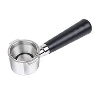 51mm Coffee Bottomless Filter, Reusable Coffee Filter Holder, Stainless Steel Portafilter Professional Espresso Machine Handle Tools for DeLonghi ECP31.21/ECO310/ECO35.31