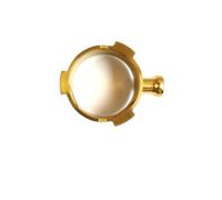 51mm Coffee Bottomless Portafilter Naked,Compatible for Delonghi, Compatible for Dedica, EC680 EC685 Espresso Machine Accessories(51mm Portafilter GD)