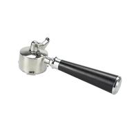 51mm Coffee Portafilter Double Spout Compatible for Delonghi EC680 EC685 Espresso Machine Accessories Replacement Filter Basket Barista Tools(Light Green,Capacity 14-16g(1pc))