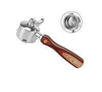 51mm Coffee Portafilter Double Spout Compatible for Delonghi EC680 EC685 Espresso Machine Accessories Replacement Filter Basket Barista Tools(Dark Grey,Capacity 8-10g(1pc))