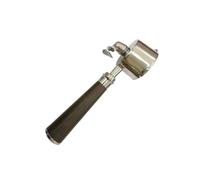 51mm Dual Spout Portafilter Espresso Handle Machines，Compatible for Delonghi Dedica EC680/EC685/EC820/EC890/EC900(Black Rosewood)