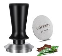 51mm Espresso Tamper and Espresso Puck Screen Set, Espresso Tamper with Calibrated Spring, Premium Barista Stainless Steel Coffee Tamper with Puck Screen, Espresso Handle Tamper for Espresso Machine