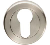 51mm Euro Profile Escutcheon Chamfered Edge Concealed Fix Satin Nickel