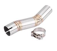 51mm Exhaust Middle Pipe Motorcycle Full Exhaust System Vent Middle Pipe Link Connect for GSX R600/GSXR750 (K7)