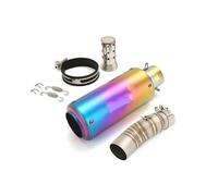 51MM Exhaust Pipe For CFMOTO 450SR 450NK 450SS 2022-2025 Motorcycle Tips Mid Link Muffler Slip On DB Killer Motorcycle Muffler Exhaust(E245MM)