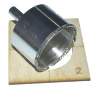 51mm Hole Saw for Ceramic Tile For Shower Mixer 2 inch Hole Saw for Waste Pipe Hole Saw Guide Holds In Place Professional 51mm Diamond Hole Saw for Porcelain Tile Glass Tile and Granite