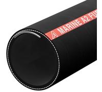 51mm ID Black 500mm Rubber Marine Fuel & Oil Hose - AutoSiliconeHoses