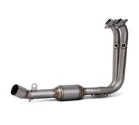 51mm Motorcycle Bottom Exhaust Manifold Front Link Pipe For CFMOTO 450SRS 450SS 2022-2025