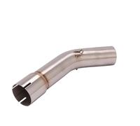 51mm Motorcycle Exhaust Mid Link Pipe Muffler With DB Killer For R1200GS For Adventure 2004-2009