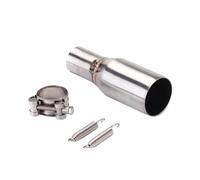 51mm Motorcycle Exhaust Middle Link Pipe Muffler Adapter Section Adjust Tube For Piaggio For Beverly X10 MP3 125 250 300 250LT 300L MTVTFECEWG