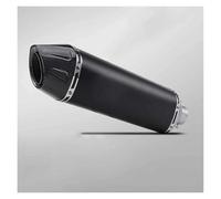 51MM Motorcycle Exhaust Pipe Tail End For R3 Motorbike Equipment Accessories Motorcycle Exhaust Pipe(470MM-black carbon head)