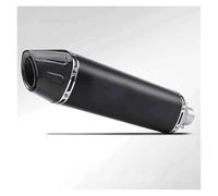 51MM Motorcycle Exhaust Pipe Tail End For R3 Motorbike Equipment Accessories Motorcycle Muffler Exhaust(570MM-black carbon head)