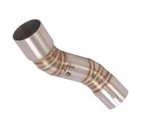 51mm Motorcycle Exhaust System Mid Link Pipe Tube Stainless Steel Modifided Slip On For CFMOTO CI LX700 LX-700 2020 2021 2022 2023