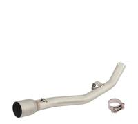 51mm Muffler Slip On Motorcycle Exhaust Escape Middle Link Pipe Connecting For YAMAHA WR125R WR125X WR125 R X 2009-2017 MENSUNUBNM