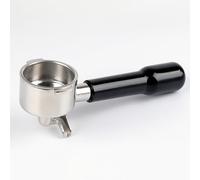 51mm Portafilter 2 Ears with Double Spout Compatible with Delonghi ECP3420/ ECP3630/ ECP3120/ EC260/ ECP35.31, Espresso Portafilter 51mm with Double Shot Capacity Cup Filter Basket and ABS Handle