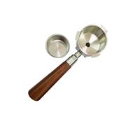 51mm Portafilter 3 Ears Double Spout,Compatible for Delonghi, Dedica EC680/EC685/EC820/EC850/EC860,Espresso Portafilter 51mm(Red Rosewood Handle)
