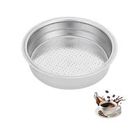 51mm Portafilter Basket, Stainless Steel Double Layer Pressurized Filter Basket for Espresso Coffee Machines, Single Cup, Ideal for Home Baristas and Coffee Enthusiasts