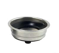 51MM Professional Coffee Filter Basket Set For Coffee Machine Stainless Steel Single Shot Espresso Filter Cup Powder Container With Tamper(Single)