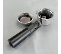 51mm Stainless Steel Coffee Filter Basket Set Double Layer Mesh Compatible with Multiple Coffee Machine Brands Single Shot Shot with Tamper Cup(Single)