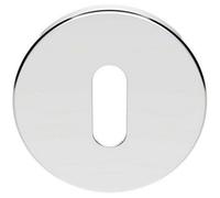 51mm Standard Key Profile Round Escutcheon Concealed Fix Polished Chrome