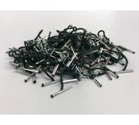 51mm Treasury Tags Metal Ends Paper Fasteners Green String Tag Paper Binders Binder Document Ties (Pack of 1000)