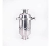 51mm Tri-Clamp Inline Filter Strainer - SUS 304ss, 245mm Length, Microporous Filtration for Beer, Dairy, Food 1pc(100 Mesh)