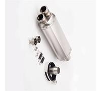 51mm Universal Motorcycle Exhaust Muffler Dual Escape Right Side With DB Killer For BMW G310R R1200GS