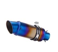 51mm Universal Motorcycle Exhaust Muffler Silencer Steel With DB Killer For Yamaha MT07 MT09 Parts Modified Replacement Systems(TYPE-D)