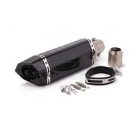 51MM Universal Motorcycle Exhaust Pipe Muffler Racing Escape Moto For YAM&AHA R15 Tmax 500 FZ6 For CB400 Er6n Cb650(C2 with sticker)