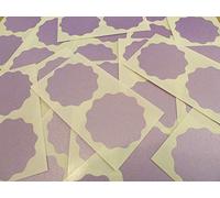51mm Wavy Edge, Pearlescent Purple, Certificate Wafer Company Seal Labels, Stickers for Embossing, Awards & Rewards