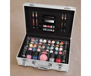 51pc Luxury Makeup Kit Portable Vanity Case Travel-Ready Vegan Cosmetic Gift Set