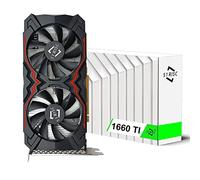 51RISC GeForce GTX 1660 Ti Graphics Card, 6GB GDDR6 192bit Video Card for Gaming GPU PCIe 3.0 x16 DP HDMI DVI 1080P 2K Game PC Card 1660ti 4K 8K Display (GTX 1660 Ti - Red)