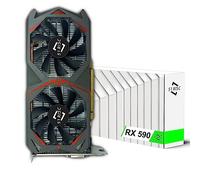 51RISC Radeon RX 590 GME Graphics Card, 2304SP 8GB GDDR5 256bit PCIe 3.0 ×16 1340MHz Base Clock Gaming Video Card (Radeon RX 590 GME)
