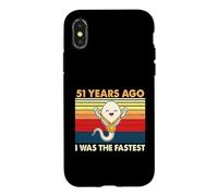 51st Birthday 51 Years Ago I Was The Fastest Bday Case for iPhone X/XS