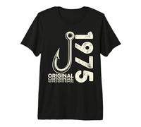 51st Birthday Fishing Gift Men Original 1975 Limited Edition Premium T-Shirt
