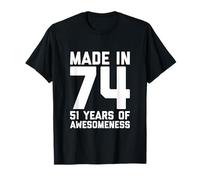 51st Birthday for Men Women Son Daughter Age 51 Year Old T-Shirt